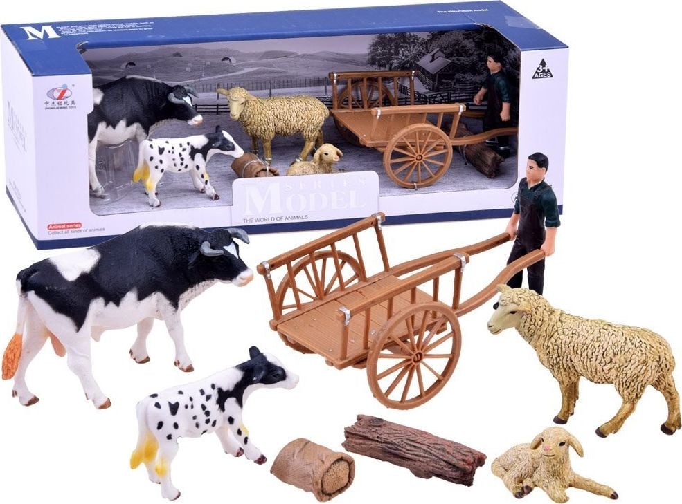 Figurină Jokomisiada Animale, fermă, vacă (ZA2606 B)