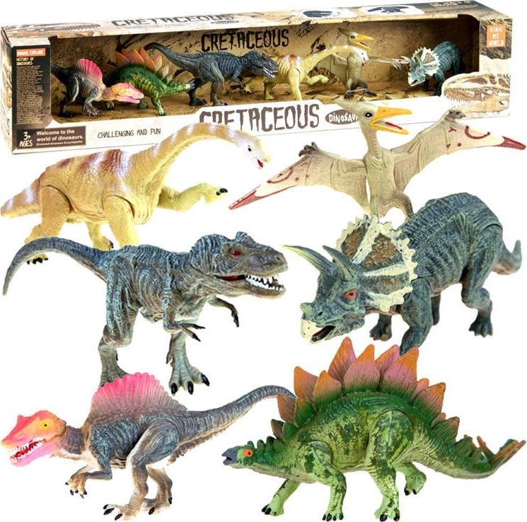 Figurina Jokomisiada Set Dinozauri DINOZAURI pictate 6buc ZA2051