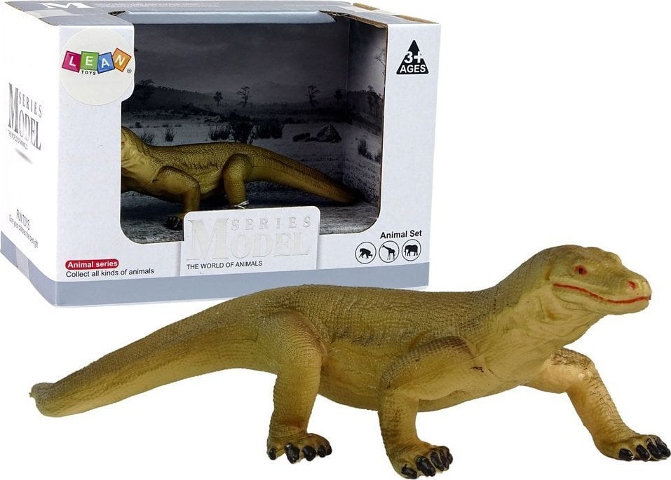 Figurină LeanToys Dragon de Komodo Figurină de colecție Animale din lume