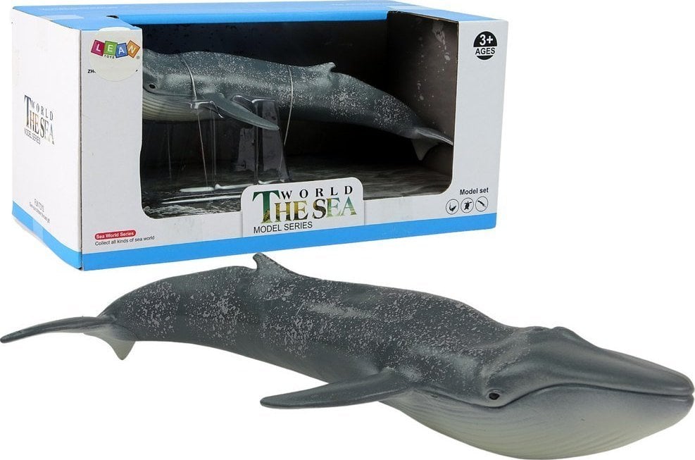 Figurină LeanToys Figurină mare de colecție Blue Whale World The Sea