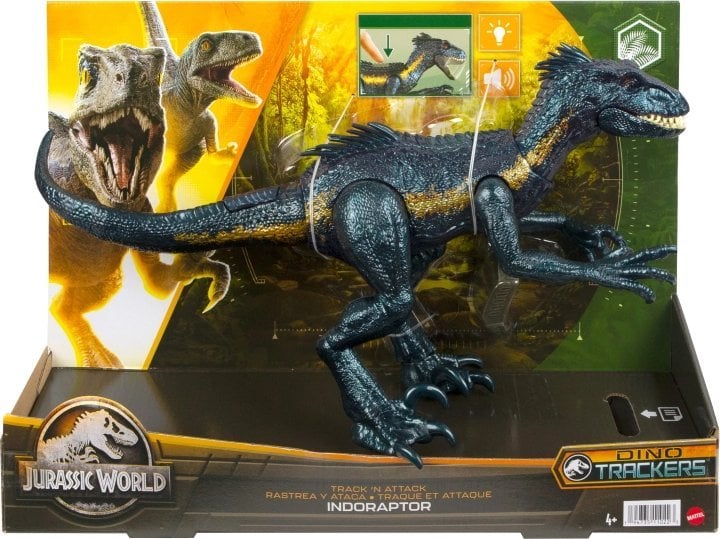 Figurină Mattel Jurassic World Indoraptor Super Attack Figurină cu lumini și sunete (SIOC) HKY12