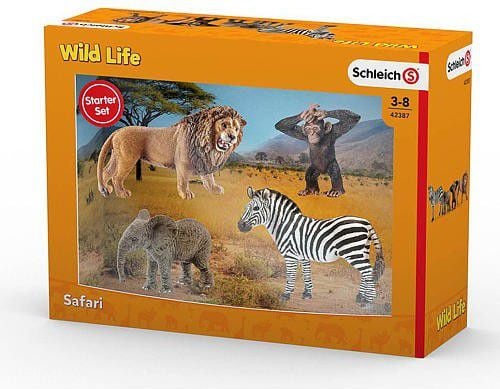 Figurină Schleich Animale sălbatice - Set de început (590605)