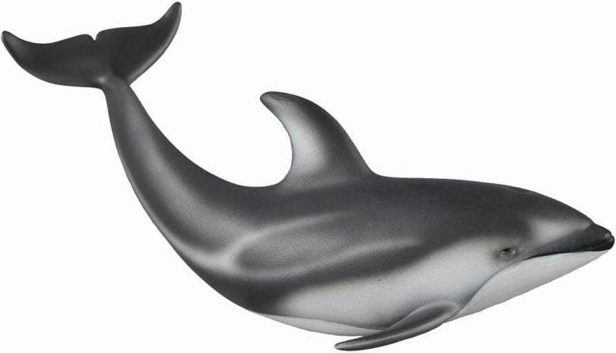 Figurina Delfin de Pacific cu lateralele albe M Collecta