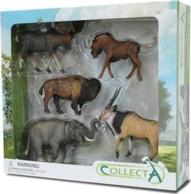 Figurină Collecta Set 5 animale sălbatice la pachet 89674 COLLECTA