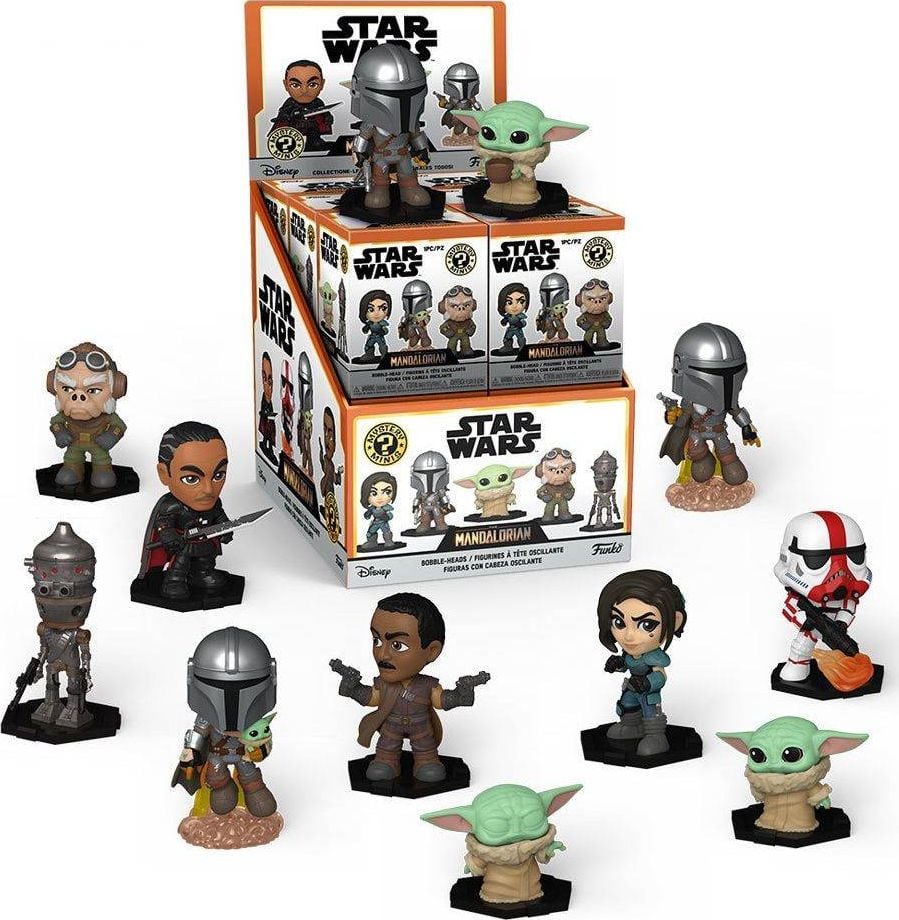 Figurina Funko Pop Funko Mystery Minis: Star Wars - Mandalorianul