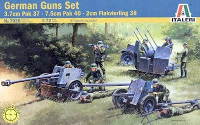 Figurka Italeri PAK35 - PAK40 - FLAK38 - 7026