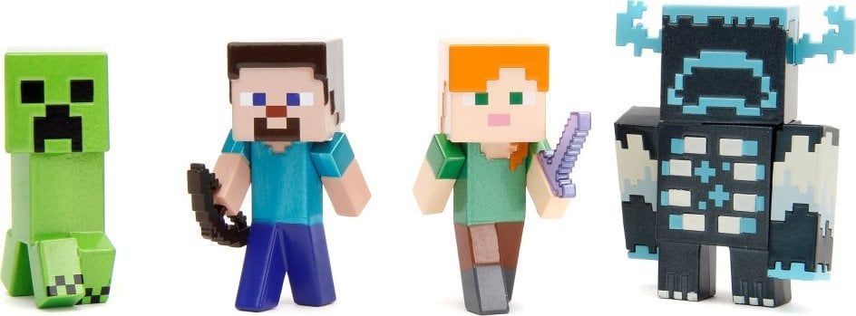 Figurka Jada Toys Minecraft metalowa figurka 4 rodzaje, 6,5 cm