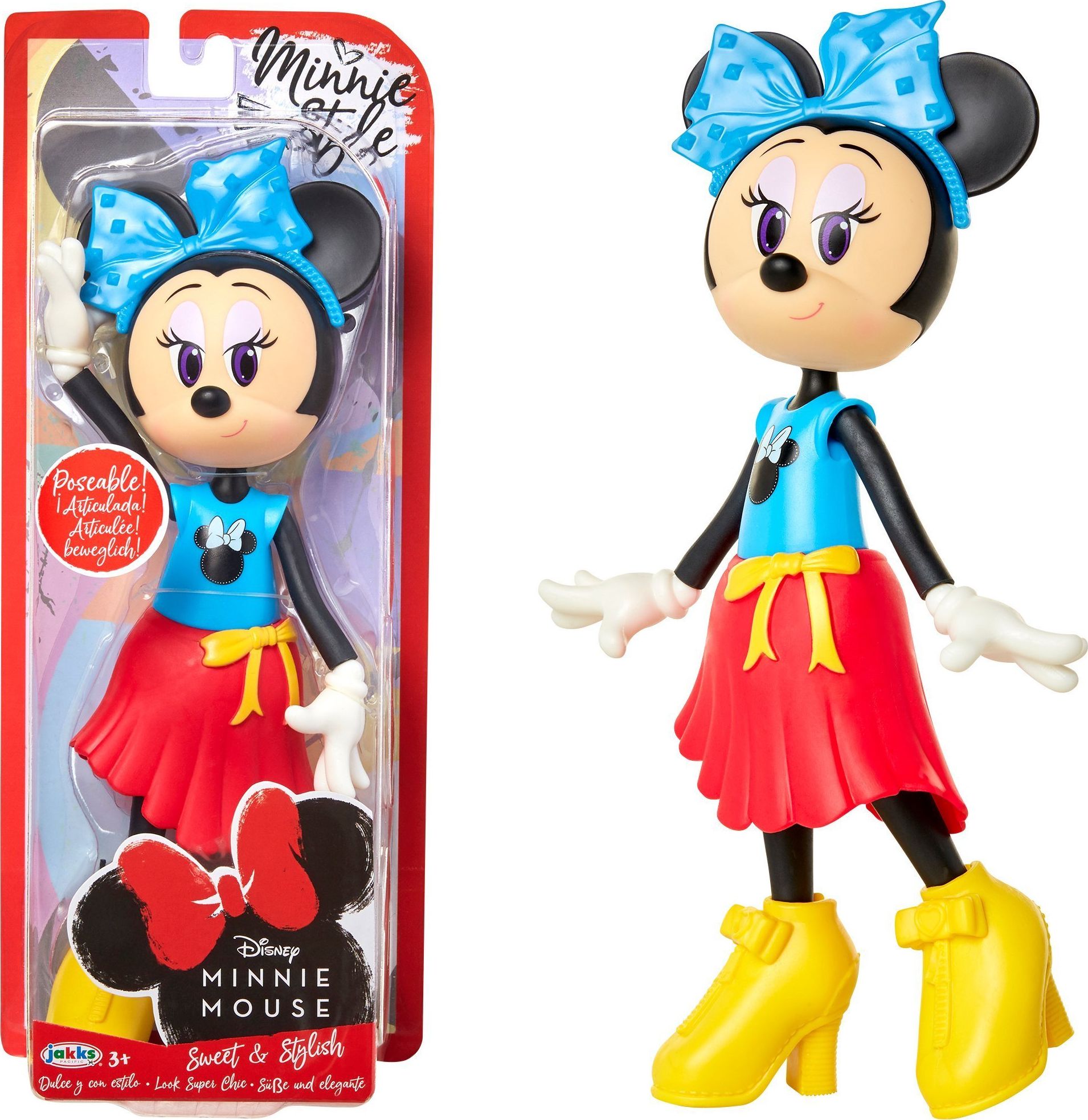 Figurină Jakks Pacific Disney Minnie Mouse dulce și elegantă (20760)
