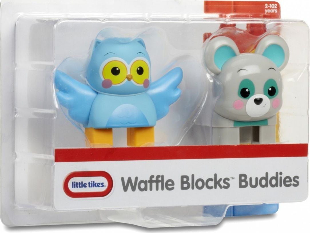 Piesa Little Tikes păpușile WAFFLE BLOCKS pereche 2 Sowa și Ursul [Figurka Little Tikes Figurki WAFFLE BLOCKS 2-pack Soim si Ursulet] Figurina Little Tikes blocuri WAFFLE 2-pachet Bufniță și Urs [Figurina Little Tikes blocuri WAFFLE 2-pachet Șoim ș