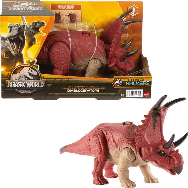 Figura Mattel Jurassic World Diabloceratops Dinozaur amenințător HLP16