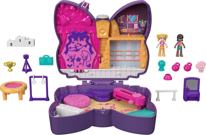 Figurka Mattel Polly Pocket Kokardkowy Koncert Zestaw kompaktowy (HCG17)