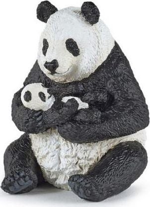 Figurină Papo Figurină Panda cu pui așezat