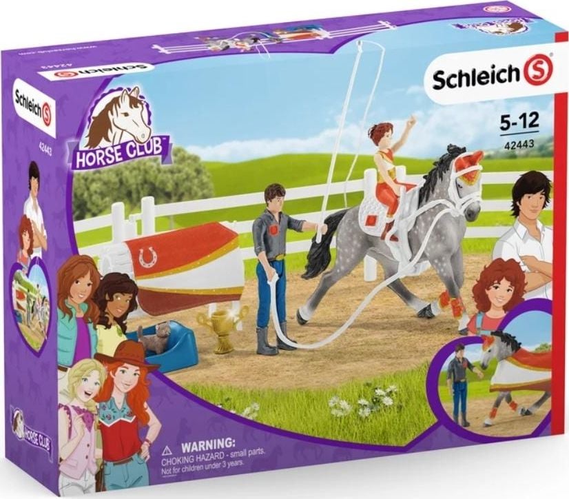 Set figurine Schleich-Set de calarie Voltigier Horse Club Mias