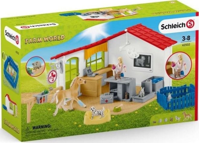 Figurka Schleich Klinika weterynaryjna ze zwierzętami