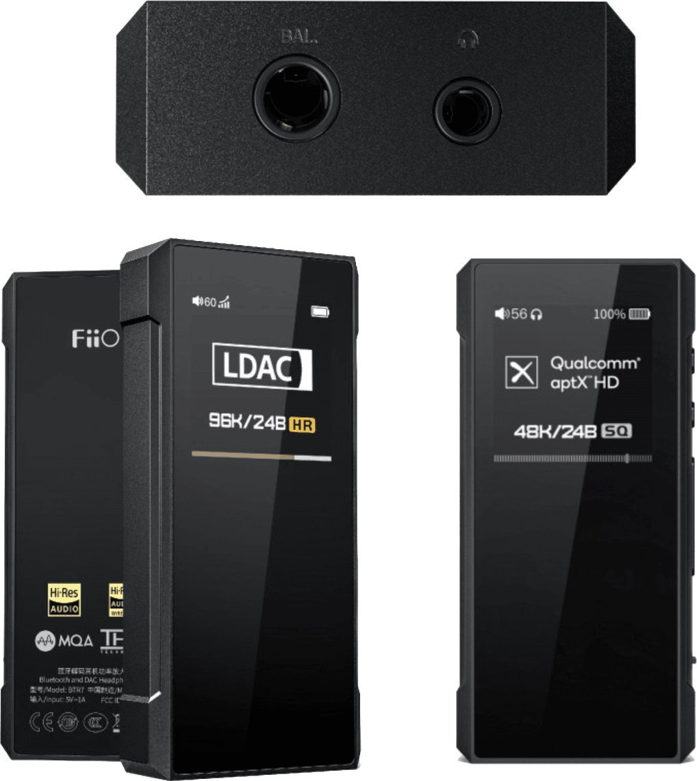 Amplificatoare casti - FiiO FiiO BTR7 LC Amplificator pentru căști Bluetooth DAC/AMP cu THX AAA (versiunea IOS-Apple)