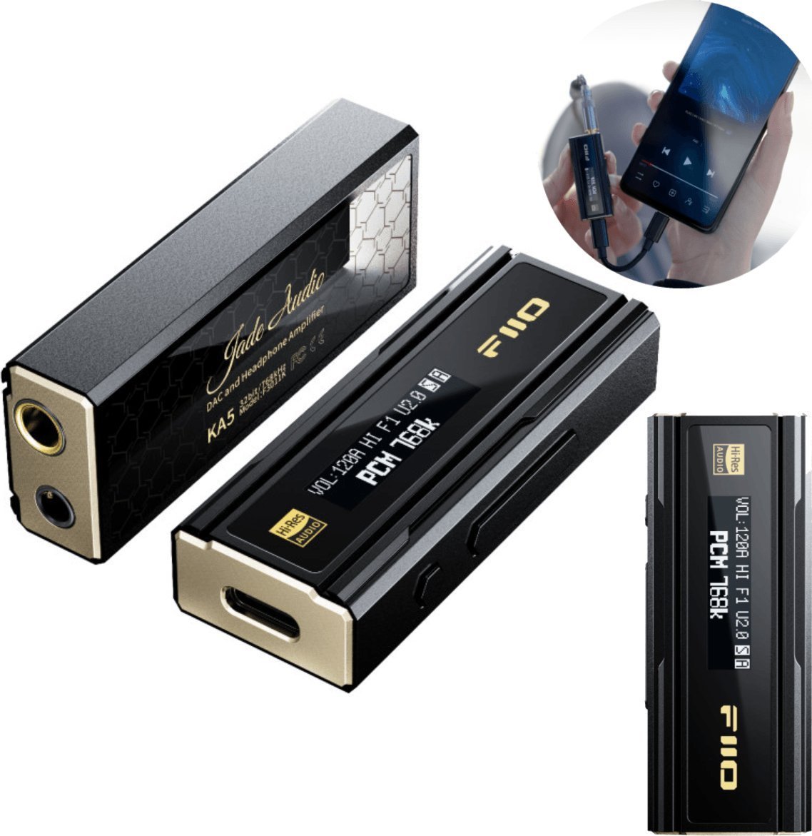 Amplificatoare casti - FiiO FiiO KA5 USB DAC/AMP amplificator pentru căști