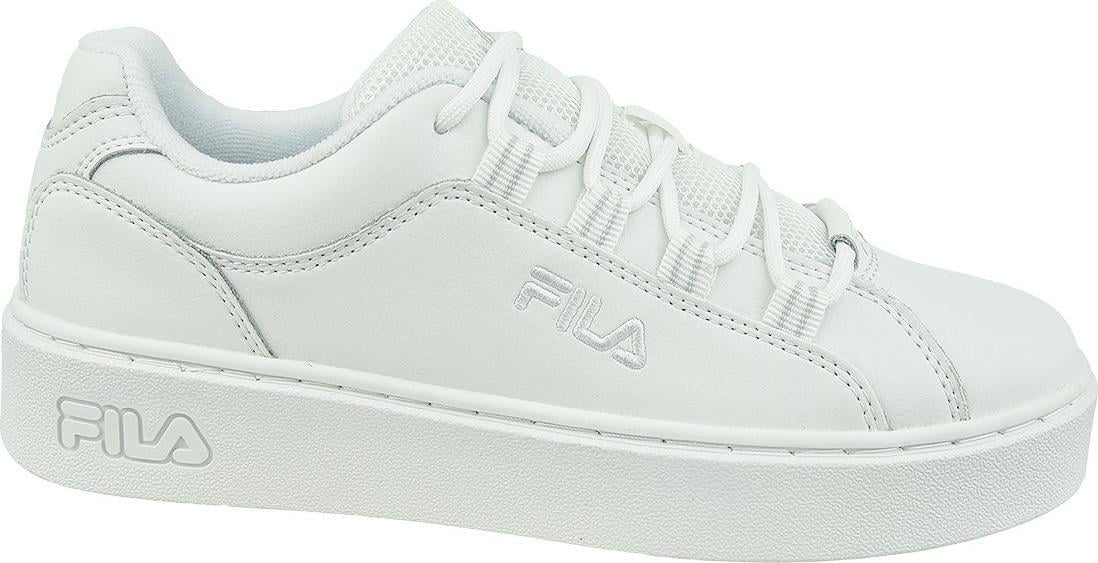 Fila, Pantofi sport din piele peliculizata Overstate x Aversario, Alb, 39