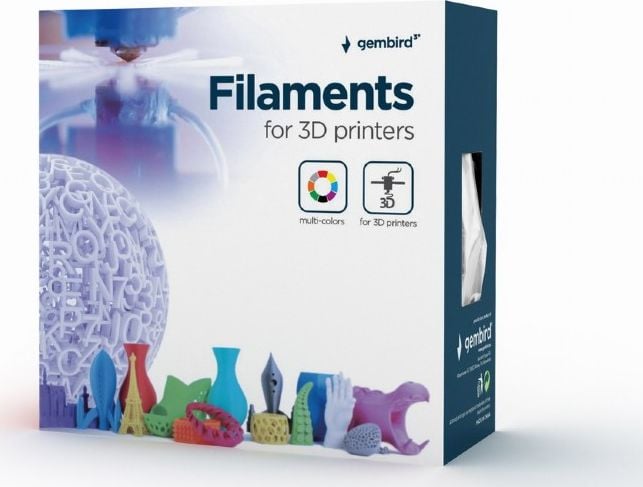 Accesorii imprimare 3D - Filament din plastic, Gembird, pentru curatarea duzei imprimantei 3D, 1,75 mm 100 g