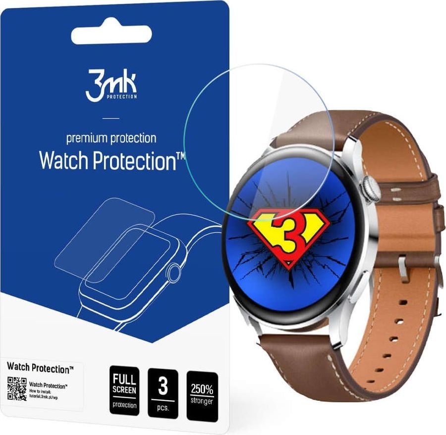 Film de protecție 3MK 3MK ARC Huawei Watch 3