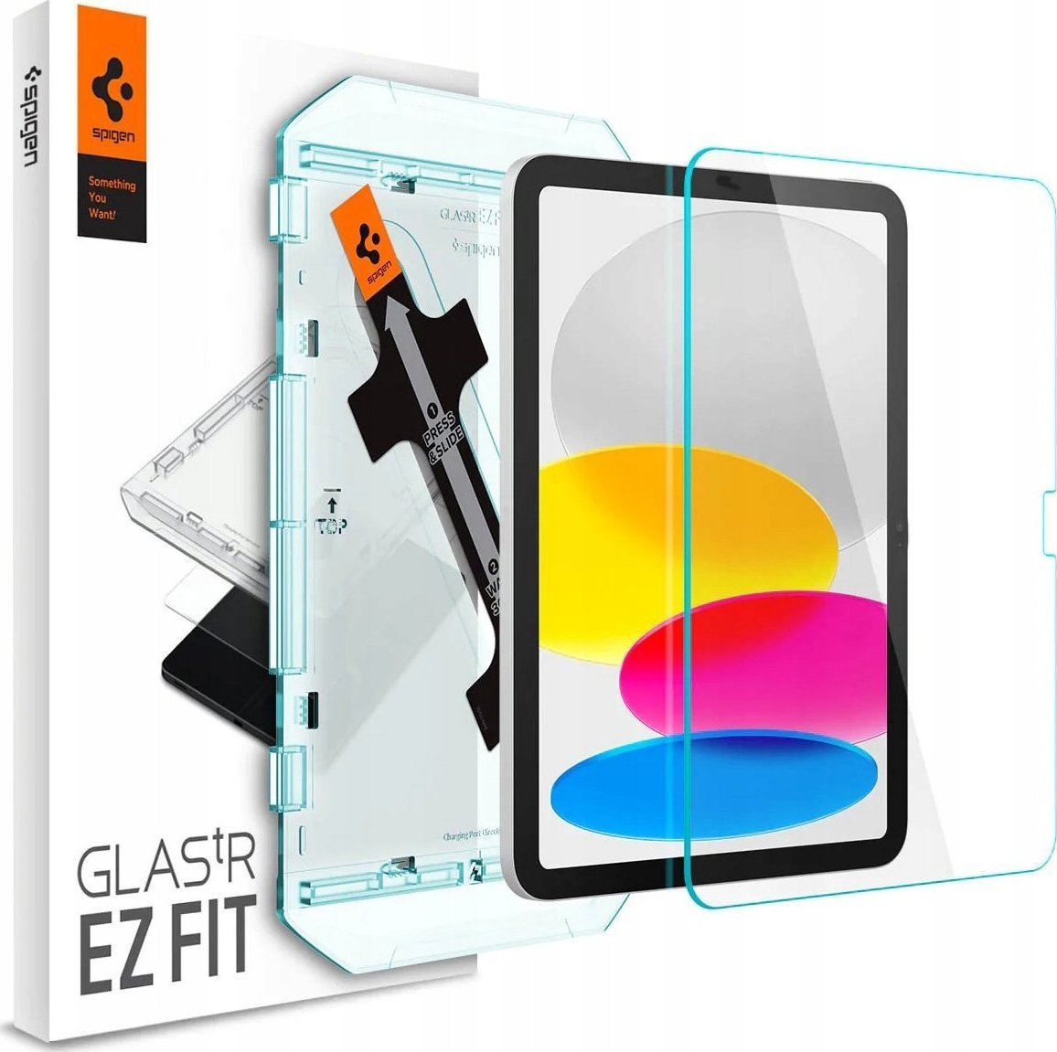 Folii protectie tablete - Film de protecție Spigen Spigen Glass pentru iPad 10 10.9 2022, sticlă pentru ecran