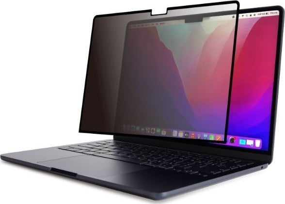 Filtr Moshi Moshi Umbra - Folia ochronna na ekran MacBook Air 13,6` M2 (2022) z filtrem prywatyzującym (czarna ramka)