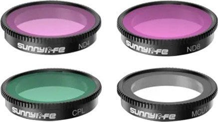 Filtr SunnyLife Zestaw 4 filtrów MCUV+CPL+ND4+ND8 Sunnylife do Insta360 GO 3/2