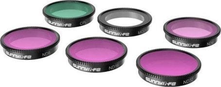 Filtr SunnyLife Zestaw 6 filtrów MCUV+CPL+ND4+ND8+ND16+ND32 Sunnylife do Insta360 GO 3/2