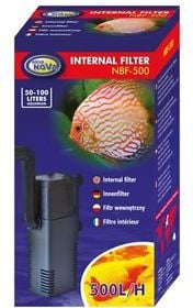 Filtru pentru acvariu, Aqua Nova, Intern, 500l/h, 6W, Negru