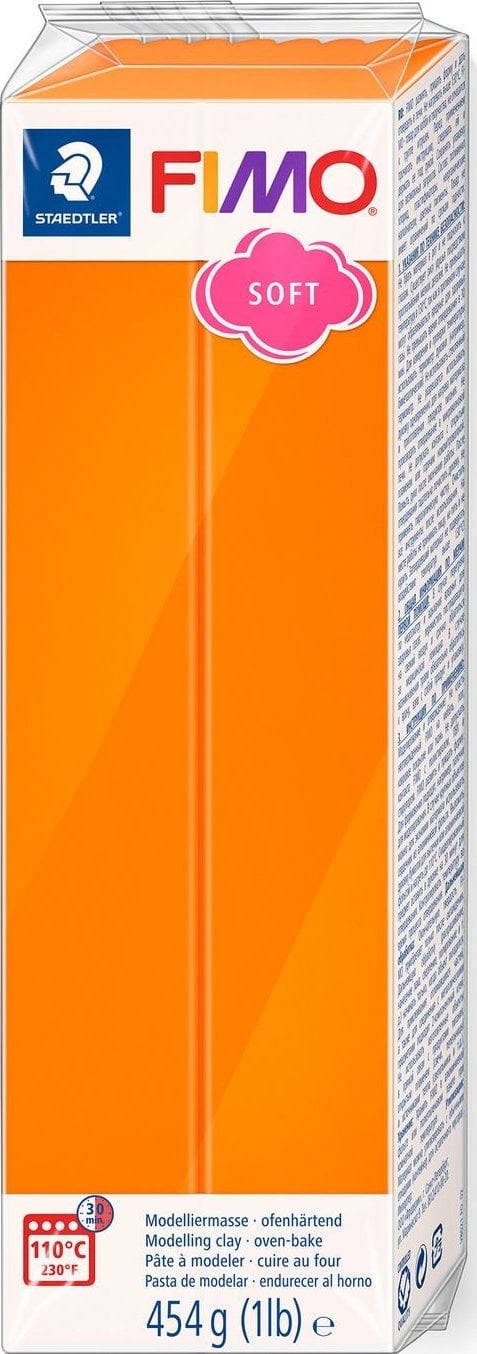 Lut polimeric Fimo Soft pentru modelaj Tangerine 454g STH-8021-42