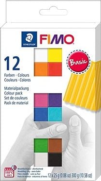 Fimo Masa plastic Basic 12 culori
