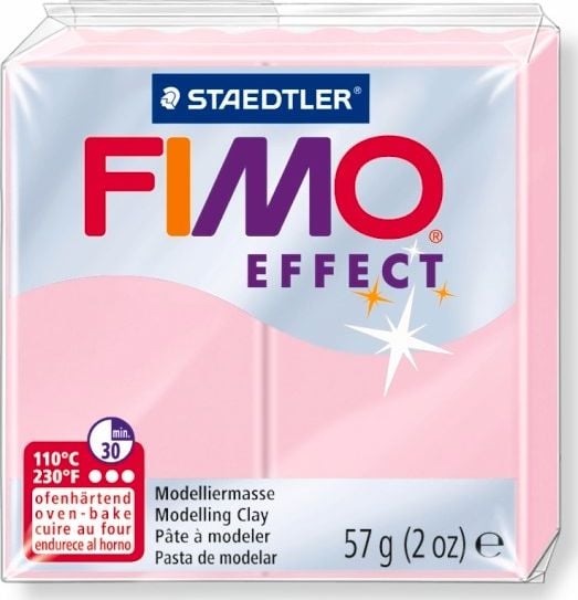 Fimo Masa plastyczna termoutwardzalna Effect różowy pastelowy 57g