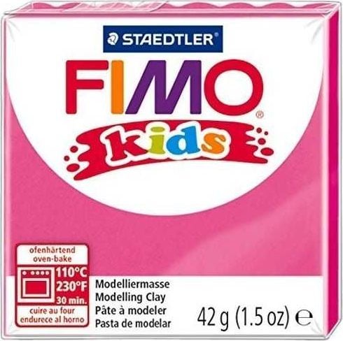 Fimo Masa plastyczna termoutwardzalna Kids fuksja 42g