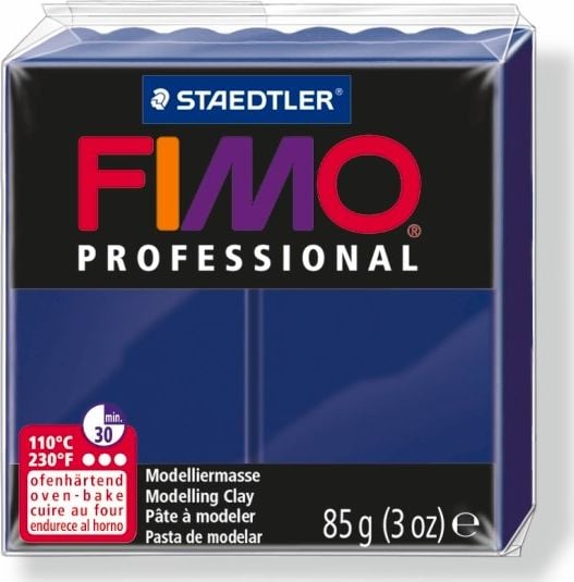 Fimo Masa plastic termorezistent Professional bleumarin 85g