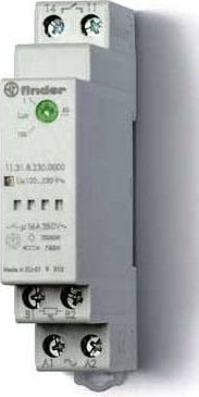 Finder Comutator crepuscular 1Z 16A 230V AC 17.5mm IP20 senzor exterior 1-100lx (11.31.8.230.0000)