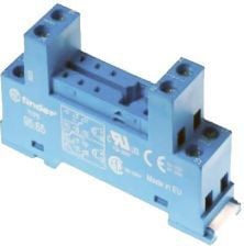 Socket pentru seria relee 40,51 / 40,52 / 40.61 / 44,52 / 44,62 terminale cu șurub pentru montare pe șină DIN 35 mm (95.65SMA)