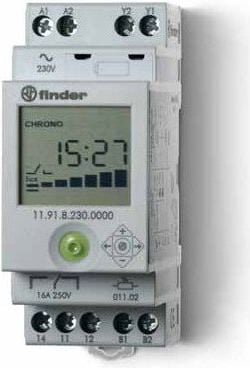 Comutator Amurg / timer 1P 16A 230V AC ieșire POM. la 19,91 (11.91.8.230.0000)