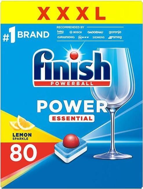 Finish FINISH Power Essential Tablets 80 lămâie