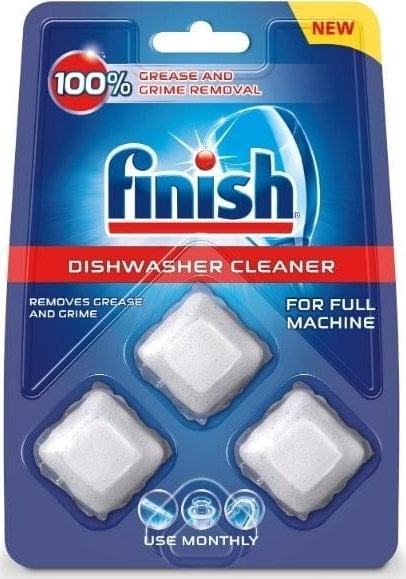 Detergent vase - Solutie curatare pentru masina de spalat vase FINISH Machine Cleaner In-Wash, 3 bucati