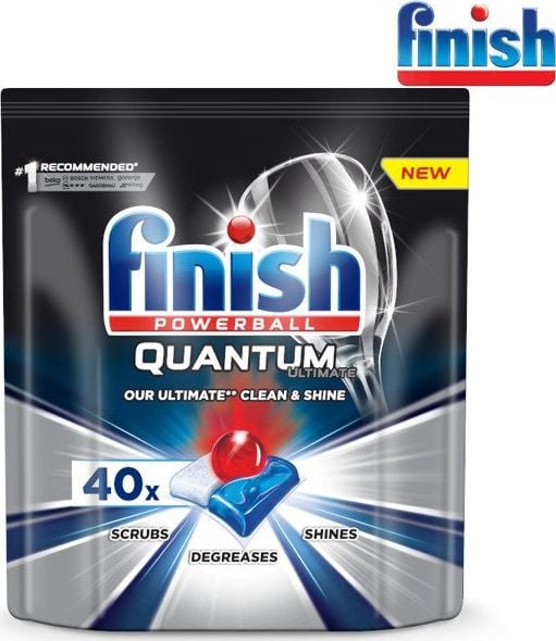 Detergent vase - Finish Powerball Quantum Ultimate, 40 buc