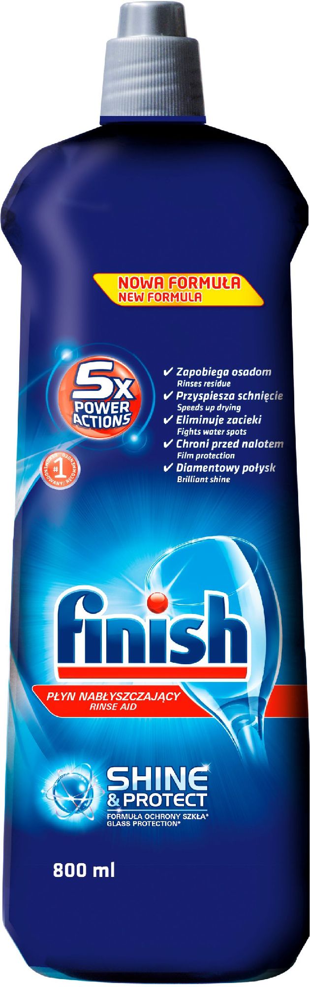 Solutie de clatire pentru masina de spalat vase Finish Shine&Protect 800ml