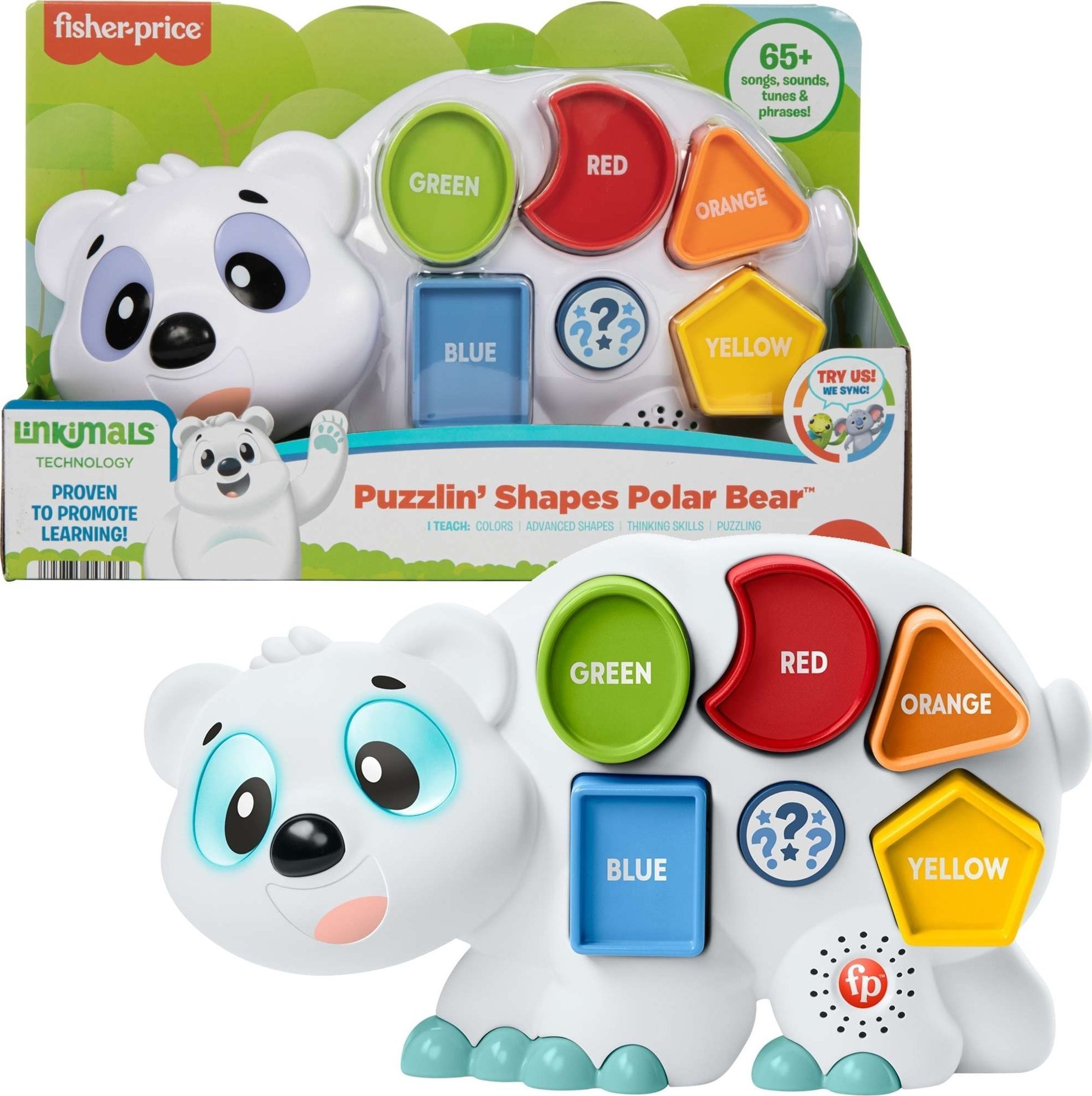 Fisher-Price Linkimals Interactive Polar Bear Sorter 65 activări