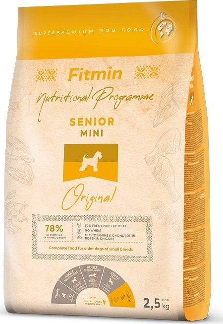 Fitmin dog mini senior - 2,5 kg