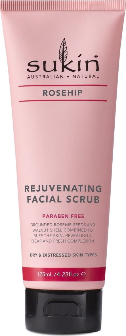 Fiu de, măceș răcoritoare feței exfoliant, 125ml