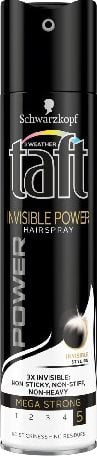 Fixativ spray Taft Power Invisible, 250 ml