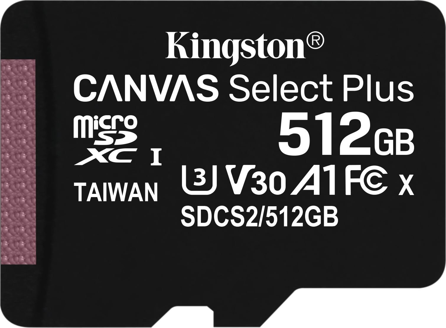 Flash card Micro-SD Plus 512GB Kingston Canvas