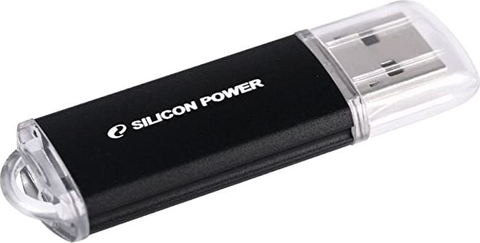 Flash Pen Silicon Power 8192MB, Ultima II I-series, USB 2.0, Aluminiu, Negru, Retail