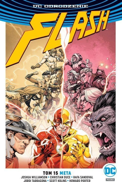 Flash T.15 Meta Flash T.15 Meta Flash T.15 Meta este al cincisprezecelea volum in seria Flash, creat de autorul polonez Meta. Acesta urmareste aventurile super-eroului Flash, care poate alerga cu viteza uluitoare si are puterea de a controla lumina.