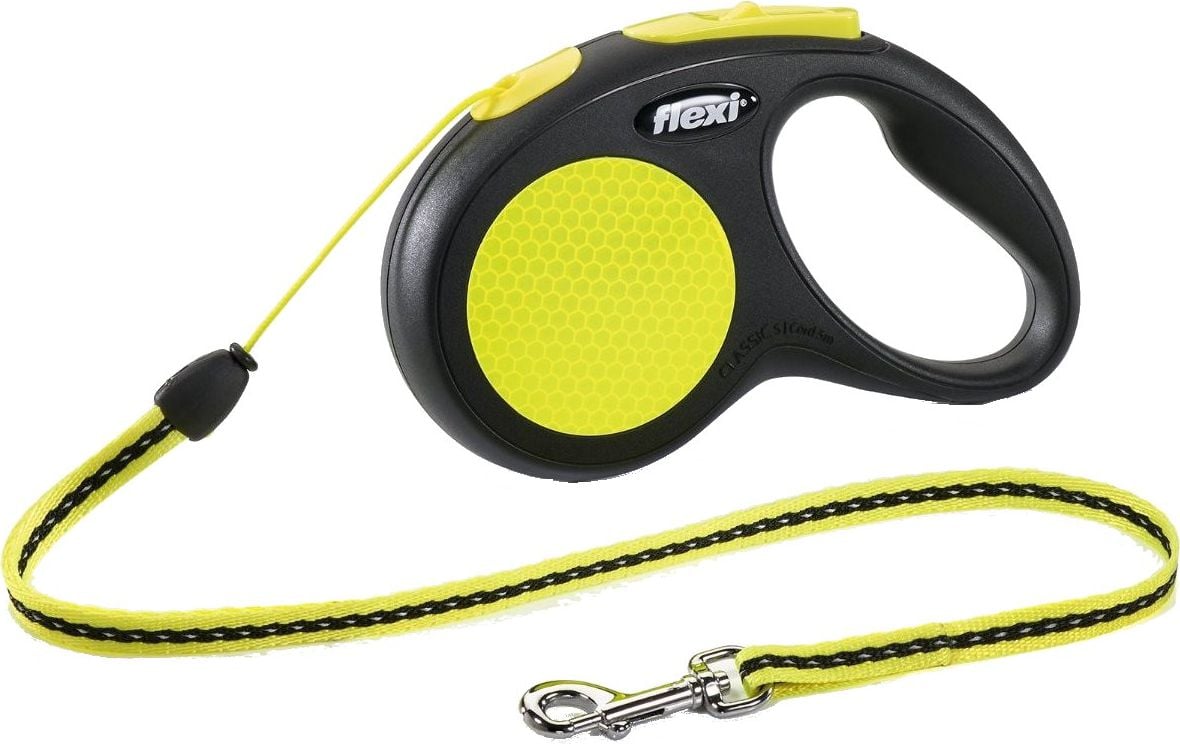 Lesa Flexi New Classic Neon 20911, Cu Snur ,S 5m, Neon pana la 12kg