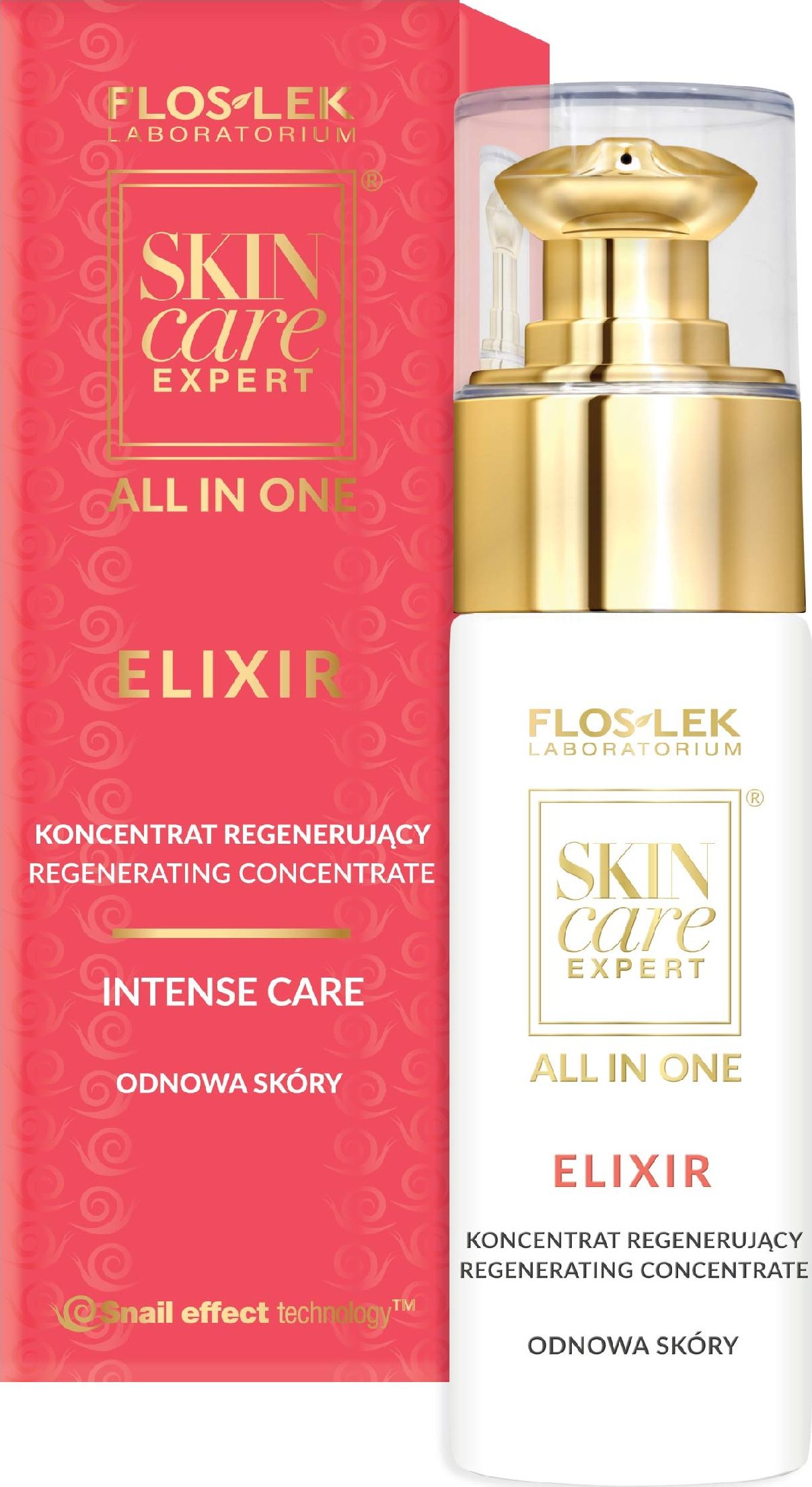 Ser pentru fata Snail Regenerating Elixir, Flos-Lek, 30 ml