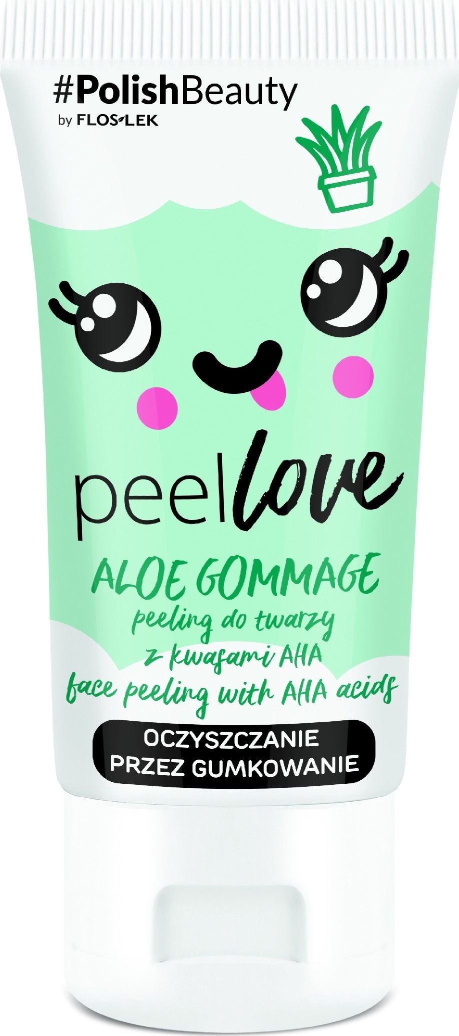 Floslek PEELLOVEA® ALOE GOMMAGE peeling do twarzy z kwasami AHA 75 ml